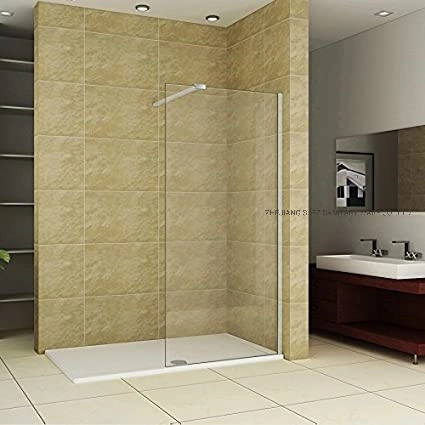 Pivot Aluminum Walk in Glass Shower Door