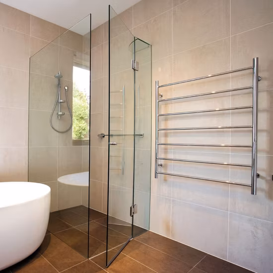 Tela de chuveiro sem moldura preta painel fixo 8mm caminhada na porta do chuveiro 800